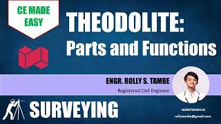 Theodolite  Parts and Functions [upl. by Llemor164]