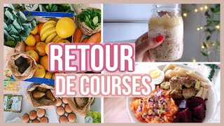 🍋RETOUR DE COURSES  Idées Menus Pour La Semaine 🥗 [upl. by Winsor]