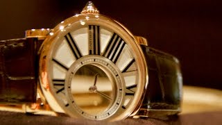 Review Cartier Rotonde de Cartier Mystery Hour [upl. by Yursa]