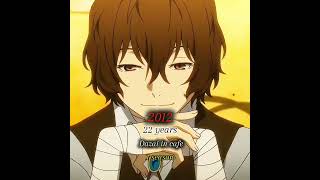 Dazai edit  Dazai through the years bsd anime bungostraydogs shorts dazai [upl. by Noby]