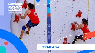 ESCALADA DEPORTIVA  Panamericanos y Parapanamericanos Santiago 2023 [upl. by Ahsircal536]