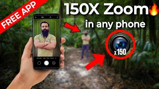 150x Zoom in any Mobile Camera Free Apk 2024 100 work in Every Android Mobile [upl. by Harriman979]