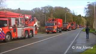 30112013 Brandweer Assen opent twee nieuwe kazernes met feestelijke optocht [upl. by Rostand]