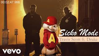 SICKO MODE LYRICS  Travis Scott CHIPMUNK [upl. by Terchie]