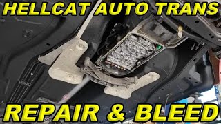 ZF 8HP Transmission DODGE HELLCAT  TRACKHAWK COMPLETE GUIDE FIX FLUID FILL amp BLEED Procedure [upl. by Aisatsana]