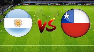 🔴Argentina vs Chile  WORLD CUP CONMEBOL Preliminary 2425  eFootball 24 [upl. by Ennovehc]