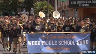 2018 Rose Festival Junior Parade rolls through street [upl. by Allerym534]