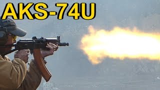 AKS74U Full Auto Shooting at Knob Creek 2012 [upl. by Narrad679]