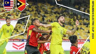 Malaysia vs Timor Leste 32  ALL GOAL amp HIGHLIGHTS  Asean Mitsubishi Electric Cup 2024 [upl. by Assedo]