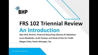 BHP FRS 102 Triennial Review  introduction [upl. by Brey167]