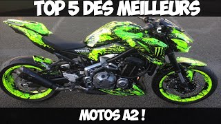 TOP 5 DES MEILLEURS MOTOS A2 [upl. by Heti]