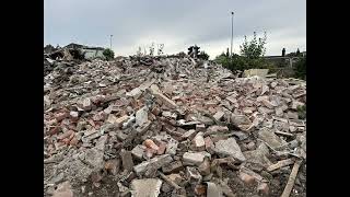 Southfields Demolition  Common Edge Rd  Blackpool [upl. by Onurb70]