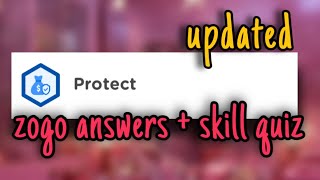 zogo answers  protect💰 updated  jessy xoxo [upl. by Yrod]