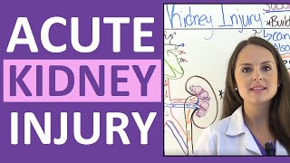 Acute Kidney Injury Acute Renal Failure Nursing NCLEX Review Management Stages Pathophysiology [upl. by Nilya]