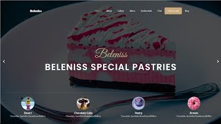 Complete Cake Website Step by Step using HTML CSS JAVASCRIPT JQuery [upl. by Halilad699]