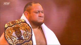 Samoa Joe Entrance  AEW Dynamite January 17 2024 [upl. by Anibas]