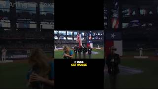 Ingrid Andress needs Rehab after Drunk National Anthem ingridandress nationalanthem mlb shorts [upl. by Lokim]