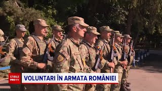 Tot mai mulți români se înscriu în armată ca rezerviști voluntari [upl. by Lynnea664]