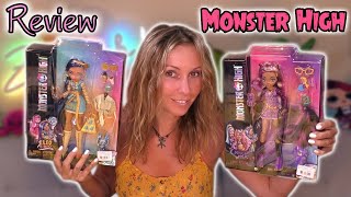 Monster High Dolls Review 😍 Cleo de Nile Clawdeen Wolf 🐺 Dollcollector [upl. by Mcknight]