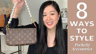 STYLING THE LOUIS VUITTON POCHETTE ACCESSORIES – SHOULDER BAG CROSSBODY BAG EVENING BAG amp MORE [upl. by Otreblig685]