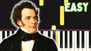 Franz Schubert  Serenade I Easy Piano Tutorial [upl. by Elime]