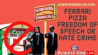 Ferrari Pizza in Killeen Freedom of speech or hate crime [upl. by Aryek]