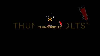 What does the Star Symbol mean in Thunderbolts Title  shorts [upl. by Gytle]