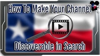 How To Make Your YouTube Channel Discoverable in Search [upl. by Nidraj]