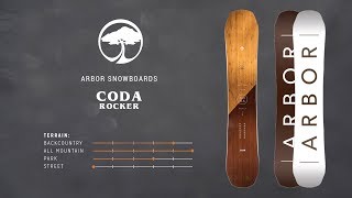 Arbor Snowboards  2018 Product Profiles  Coda Rocker [upl. by Box]