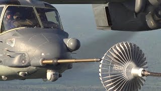 Pilot With Mad Skills V22 Osprey Aerial Refueling [upl. by Ierdna115]