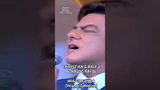 Agnaldo Rayol e Chyrstian amp Ralf  Mia Gioconda agnaldorayol chrystianeralf tvrecord [upl. by Rieger]