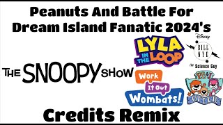 The Snoopy Show LITL Bill Nye the Science Guy Work It Out Wombats PBampJ Otter Credits Remix [upl. by Ybanrab]