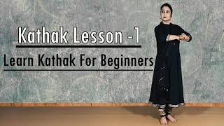 Kathak Dance Lesson 1  Learn Kathak For Beginners  Footwork  Himani Saraswat  tutorial [upl. by Elyad292]