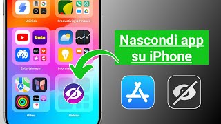 Come nascondere le app su iPhone iOS 18 [upl. by Lindo577]