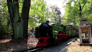 Rundfahrt mit der Parkeisenbahn Dresden [upl. by Winikka]