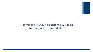 INVOS™ technology overview pt 7 How is the algorithm developed for the pediatric population [upl. by Atteloj]