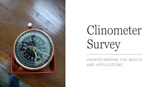 Surface Profile Using Clinometer SurveyDip amp Strike MeasurmentInstrumental Survey [upl. by Gnolb]