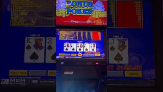 I have a FLUSH but keep the 2 or go for the ROYAL royal Poker Slots lasvegas AD [upl. by Mit912]