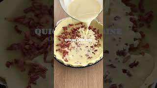 🇬🇧🇫🇷 Quiche lorraine recipe 🥧 [upl. by Pepito687]