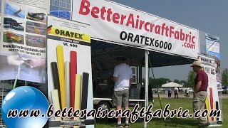 Oratex Oratex 6000 aircraft fabric covering from betteraircraftfabriccom [upl. by Mello371]