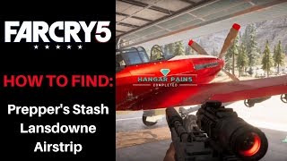 FAR CRY 5 • How to Access Prepper’s Stash • Lansdowne Airstrip [upl. by Jehovah553]