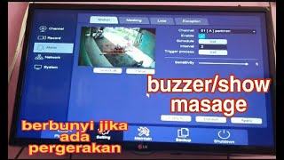 cara setting motion sensor ada pergerakan langsung ada notifikasi [upl. by Annaujat]