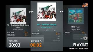 Forested Temple  Nobuo Uematsu FF7 Lead  E A D G B E Guitar Tab [upl. by Nareik]