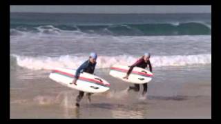 Portsea Nippers Board paddling part 2 riding waves and finishing [upl. by Rubi]