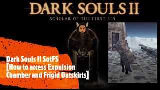 Dark Souls II SotFS How to access Expulsion Chamber and Frigid Outskirts [upl. by Acinimod992]