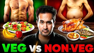 VEG vs NON VEG  Who is STRONGER amp will LIVE MORE [upl. by Audun]