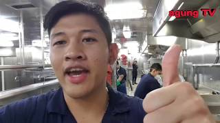 Kerja di kapal pesiar Galley steward  vlog kehidupan anak kapal [upl. by Lacram304]