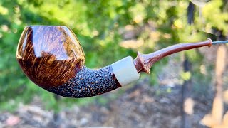 Rustic Rhodesian Tobacco Pipe [upl. by Esmerelda]