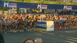 Thousands run in 2022 Hartford Marathon [upl. by Jemmie]