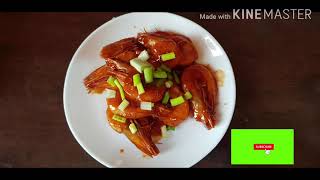 Sweet spicy shrimp recipe Delicious [upl. by Elwee677]